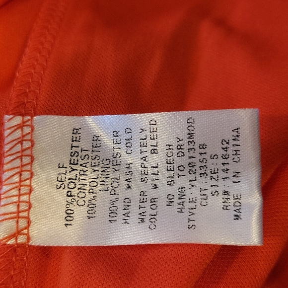 NWT She + Sky Friend in Glee Crimson Red Summer Women's Dress Size Small - Picture 6 of 6